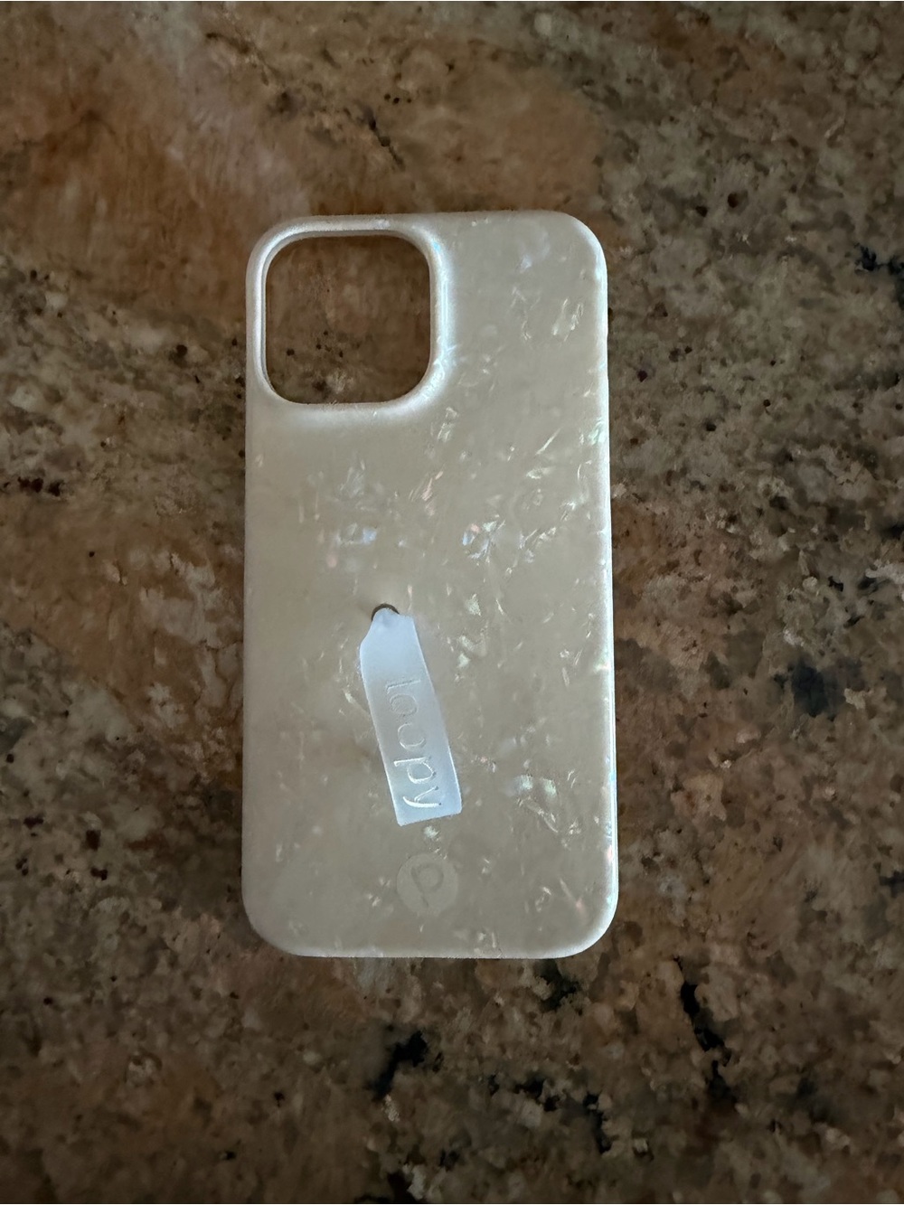 Loopy Case Pearlescent Ivory iPhone Case iPhone pro max